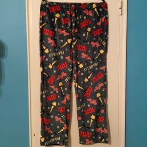 Novelty pajama pants a Christmas story